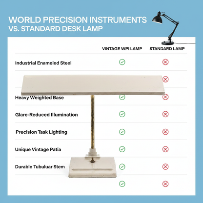 Vintage "World Precision Instruments"  Desk Lam